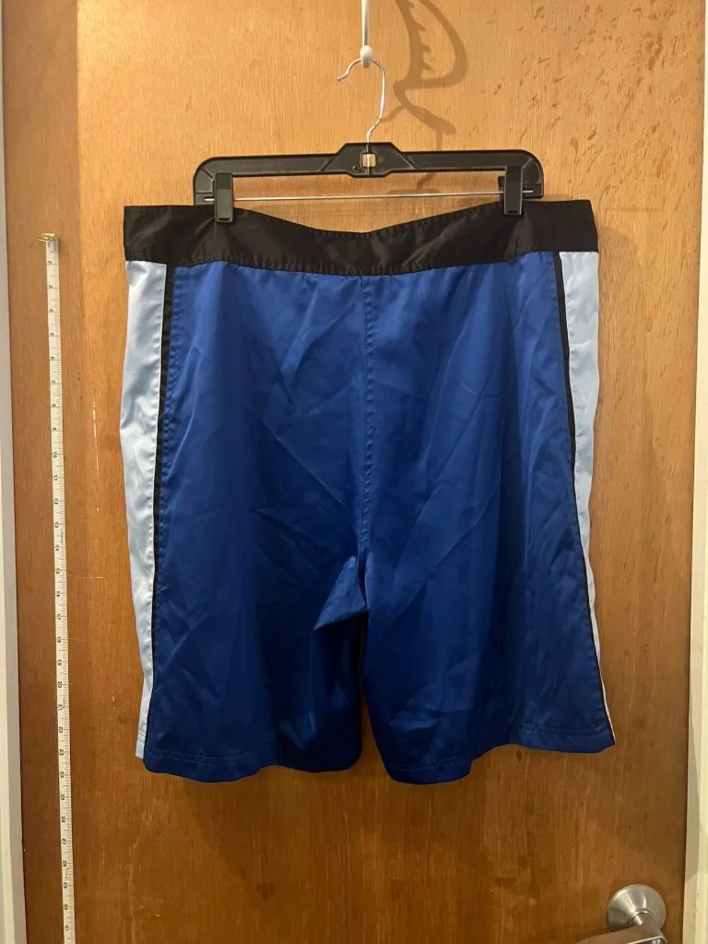 Size XL - Pepsi - Men's Blue and White Swim Trunks